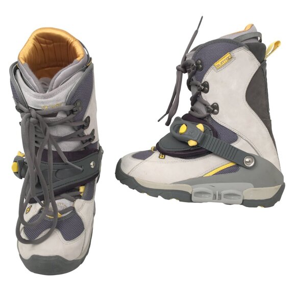 BRAND NEW RARE BURTON DRIVER SI STEP IN SNOWBOARD BOOTS!  9 LIGHT GRAY - Picture 1 of 1